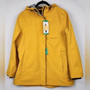 Pendleton Misty Falls Anorak Rain Jacket Goldenrod Mustard Womens Size XL